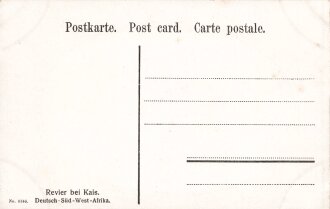 Postkarte, Deutsch Südwestafrika "Revier bei...