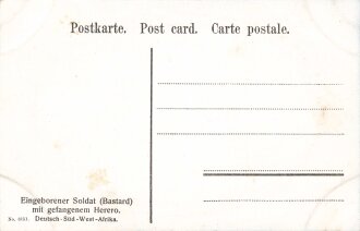 Postkarte, Deutsch Südwestafrika "Eingeborener...