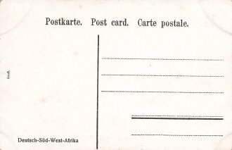 Postkarte, Deutsch Südwestafrika "Der verwegene...