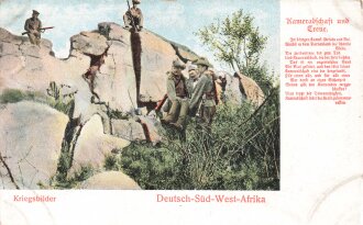 Postkarte, Deutsch Südwestafrika "Kameradschaft...