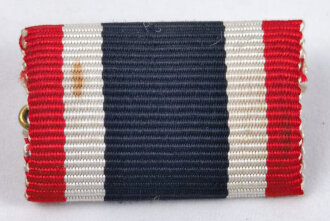 Bandspange, Kriegsverdienstkreuz 2. Klasse 1939 ohne Schwerter, Breite 25 mm