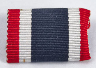 Bandspange, Kriegsverdienstkreuz 2. Klasse 1939 ohne Schwerter, Breite 25 mm