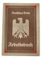 Arbeitsbuch eines "Hilfsglüher" bei der Friedrich Krupp AG Essen