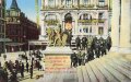 Postkarte "Die deutschen Soldaten in Brüssel"