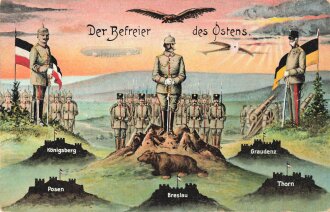 Postkarte "Der Befreier des Ostens"