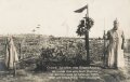 Postkarte "Original Aufnahme vom Kriegsschauplatz, Fort Loucin bei Lüttich"