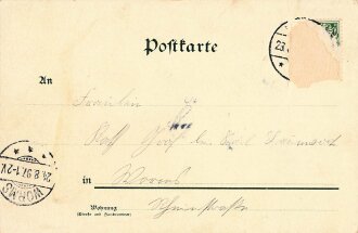 Postkarte "Gruss aus dem Kaisermanöver 1897"