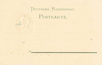 Postkarte "Schönhausen - Friedrichsruh  1. April 1815 - 30. Juli 1898 "