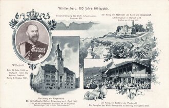 Postkarte "Württemberg: 100 Jahre...