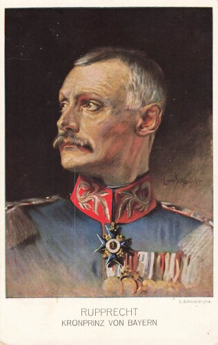 Feldpostkarte "Rupprecht Kronprinz von Bayern"