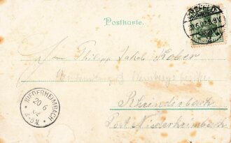 Postkarte "S.M. Panzerschiff Brandenburg"