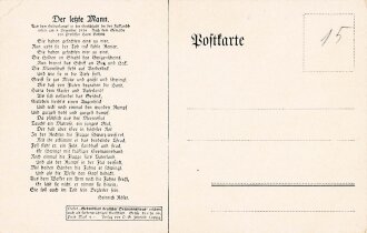 Postkarte "Der letzte Mann"