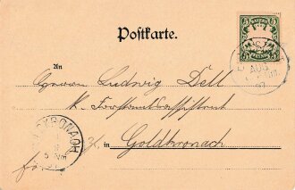 Postkarte "Kaiserparade 1897"