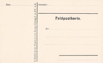 Feldpostkarte "Gheluwe - Flandern, vor Ypern 1915"