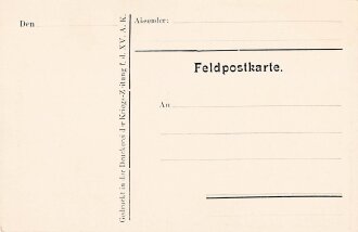 Feldpostkarte "Der Marschallstab"