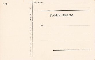 Feldpostkarte "Quartiersuche in Flandern"