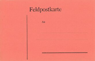 Feldpostkarte "Feldgraue einen Kasten für Entfernungsmesser tragend "