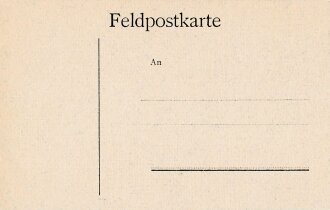 Feldpostkarte " Feldgrauer mit Entfernungsmesser "