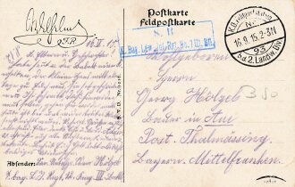 Feldpostkarte "Kaiser Wilhelm II "