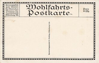 Wohlfahrtspostkarte "Kaiser Wilhelm II, Franz Joseph "