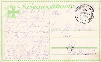 1. Weltkrieg, patriotische Kriegspostkarte