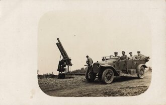 1. Weltkrieg Foto  " Flak Zug 110, August 1916"...