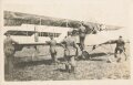 1. Weltkrieg Foto feldgraue an Flugzeug,  14 x 9 cm