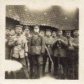 1. Weltkrieg Foto feldgraue mit mir unbekannter Waffe ?  6 x 6 cm