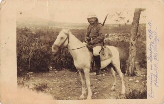 1. Weltkrieg Foto "Erinnerung an Asienkorps 1917-1918"  14 x 9 cm, kleiner Riss