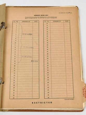 U.S. Air Force " Air Publication 1275A, Volume 1, Section 22 " General Instruments, Alimeters and Rate of Climb indicators" 1950´s.