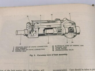 U.S. Air Force " Air Publication 1275A, Volume 1, Section 22 " General Instruments, Alimeters and Rate of Climb indicators" 1950´s.