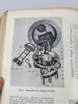 U.S. Air Force " Air Publication 1275A, Volume 1, Section 24 " General Instruments, Automatic Switches" 1950´s.