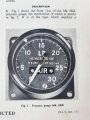 U.S. Air Force " Air Publication 1275A, Volume 1, Section 15 " General Instruments, Gauges - Mechanical" 1950´s.