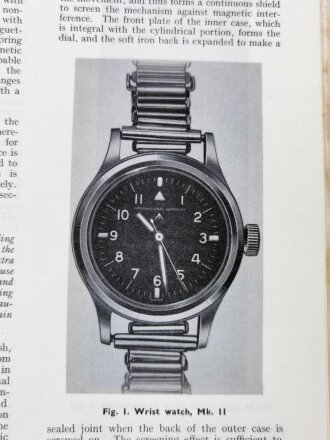 U.S. Air Force " Air Publication 1275A, Volume 1, Section 19 " General Instruments, Watches and Clocks" 1950´s.