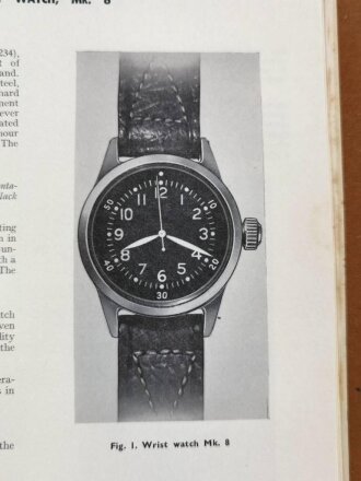 U.S. Air Force " Air Publication 1275A, Volume 1, Section 19 " General Instruments, Watches and Clocks" 1950´s.