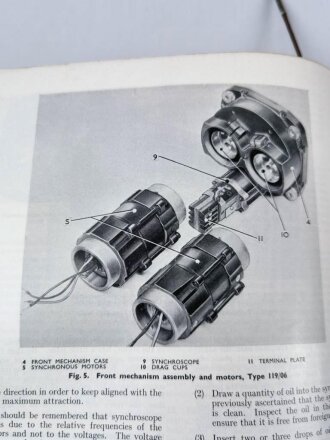 U.S. Air Force " Air Publication 1275A, Volume 1, Section 26 " General Instruments, Tachometers" 1950´s.