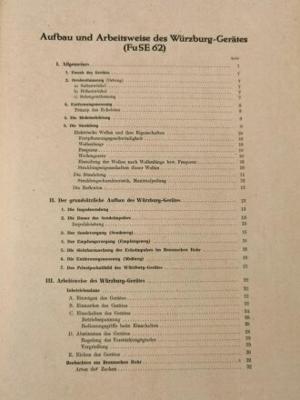 "Würzburg Fibel I.und II.Teil" Unterrichtshilfsmittel für die Kriegsmarine. Berlin 1943. DIN A4 " Geheim !"