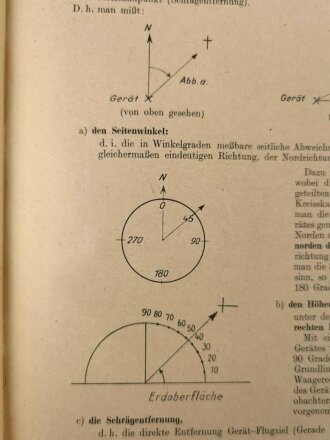 "Würzburg Fibel I.und II.Teil" Unterrichtshilfsmittel für die Kriegsmarine. Berlin 1943. DIN A4 " Geheim !"