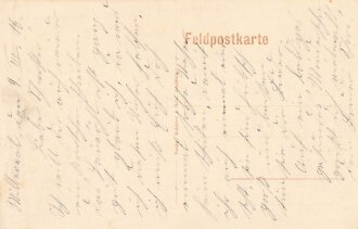 1. Weltkrieg Feldpostkarte " Vor dem Angriff "