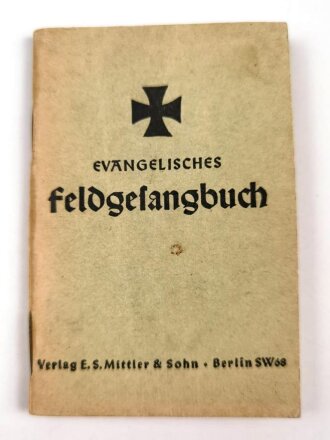 "Evangelisches Feldgesangbuch", 95 Seiten, kleinformat, gebraucht