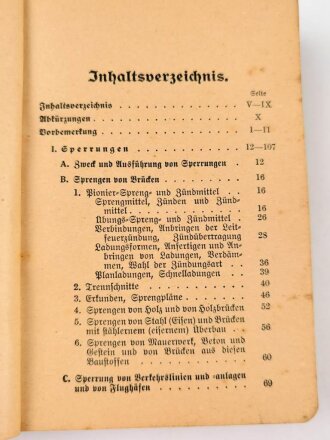 H.Dv. 316 "Pionierdienst aller Waffen vom 11.2.1935" 444 Seiten, stark gebraucht