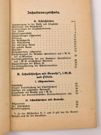 H. Dv.240 "Schießvorschrift für Gewehr...