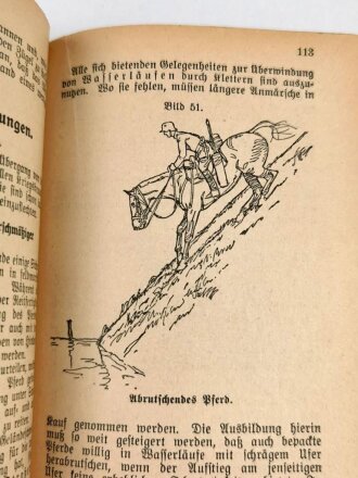 H. Dv. 12 "Reitvorschrift vom 18.08.1937", 204 Seiten, DIN A6