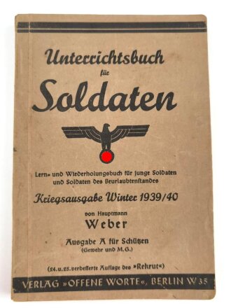 "Unterrichtsbuch für Soldaten" Ausgabe A...