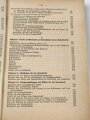 "Hilfsbuch für den Hauptfeldwebel" datiert 1942, 269 Seiten, DIN A5, Stockflecken