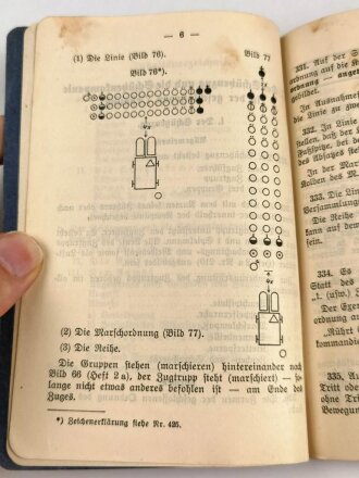 H. Dv. 130/2b "Ausbildungsvorschrift für die Infanterie" Heft 2 Die Schützenkompanie Teil b Der Schützenzug und die Schützenkompanie, 42 Seiten, datiert 1936, DIN A6