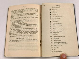 H. Dv. 130/2b "Ausbildungsvorschrift für die Infanterie" Heft 2 Die Schützenkompanie Teil b Der Schützenzug und die Schützenkompanie, 42 Seiten, datiert 1936, DIN A6