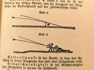 H.Dv.240 "Schießvorschrift für Gewehr (Karabiner), leichtes Maschinengewehr, Pistole usw." datiert 1939, 161 Seiten, DIN A 5, gebraucht