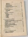 "Der Rekrutenunteroffizier - Anleitung zur Ausbildung von Rekruten" datiert 1938, 87 Seiten, DIN A5