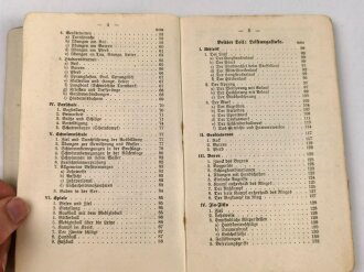 H. Dv. 475 "Sportvorschrift für die Wehrmacht vom 23. Januar 1934" 166 Seiten, unter DIN A5, stark gebraucht, Einband lose